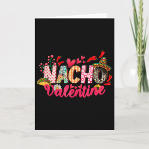 Cartão Nacho do Dia dos Namorados com Sombrero México