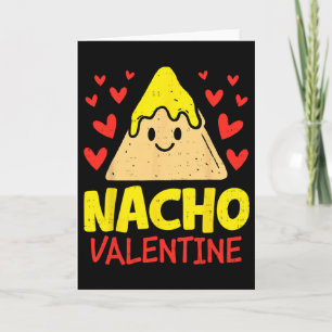Cartão Nacho do Dia dos Namorados Comida Divertida Dia do