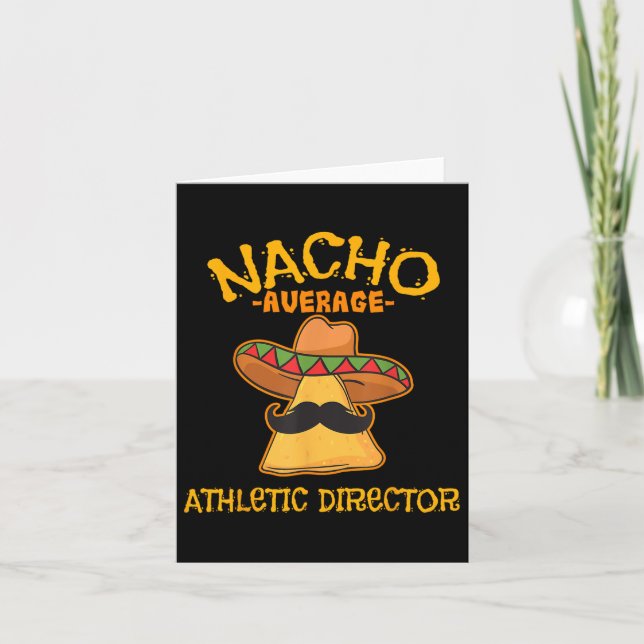 Cartão Nacho Média Athletic Diretor Cinco De Mayo Fies (Frente)