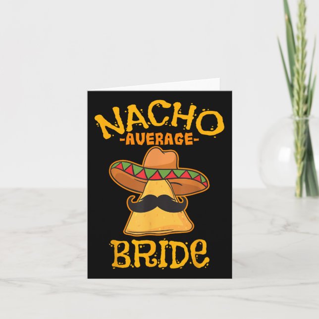 Cartão Nacho Média Bride Cinco Mexicanos De Mayo Fiesta (Frente)