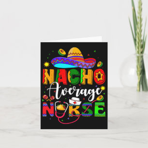 Cartão Nacho Média Enfermeira Cinco De Mayo Fiesta Mexica