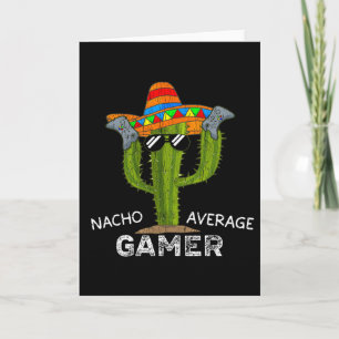 Cartão Nacho Média Engraçado Jogo De Vídeo Jogador Jogand