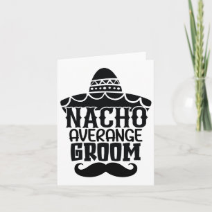 Cartão Nacho Médio Groom Cinco De Mayo Feriado Mexicano