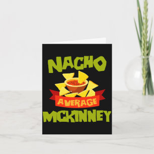 Cartão Nacho sobrenome de aniversário engraçado mckinney