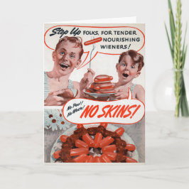 Cartão Nacional de Vintagem para o Dia Quente do C