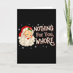 Cartão Nada Divertido Para Você - Papai Noel Feliz Natal