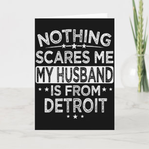 Cartão Nada Me É Meu Marido É De Detroit