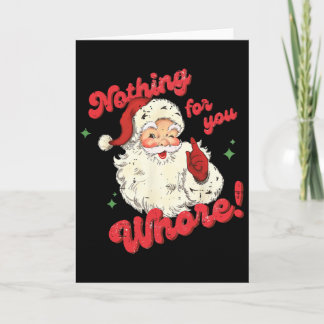 Cartão Nada Vintage Para Você Divertido Papai Noel Natal