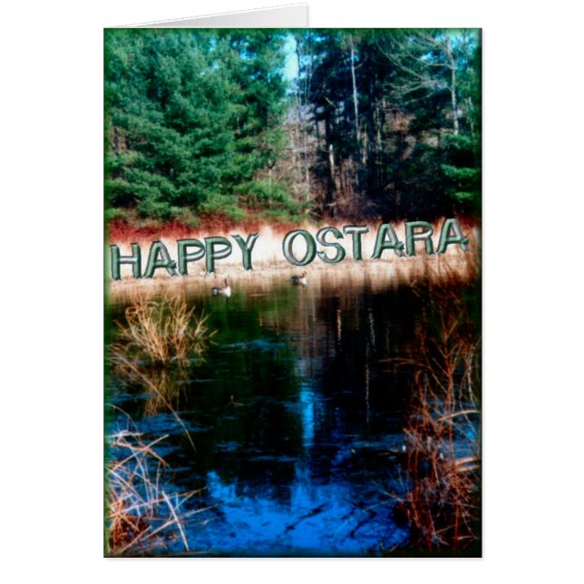 Cartão Nadadores distantes (Frente)