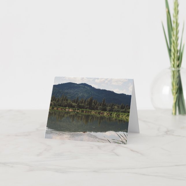 Cartão Nadando Sozinho...... (Frente)