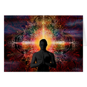 Cartão Namaskar horizontal