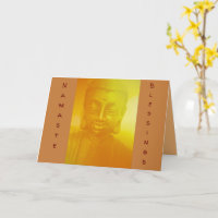 Namaste Blessings Folheto de Saudação