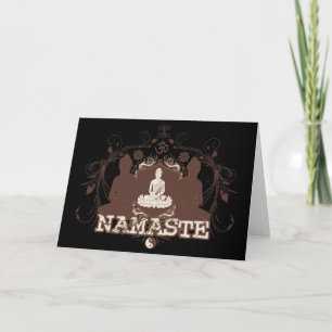 Cartão Namaste Buddha