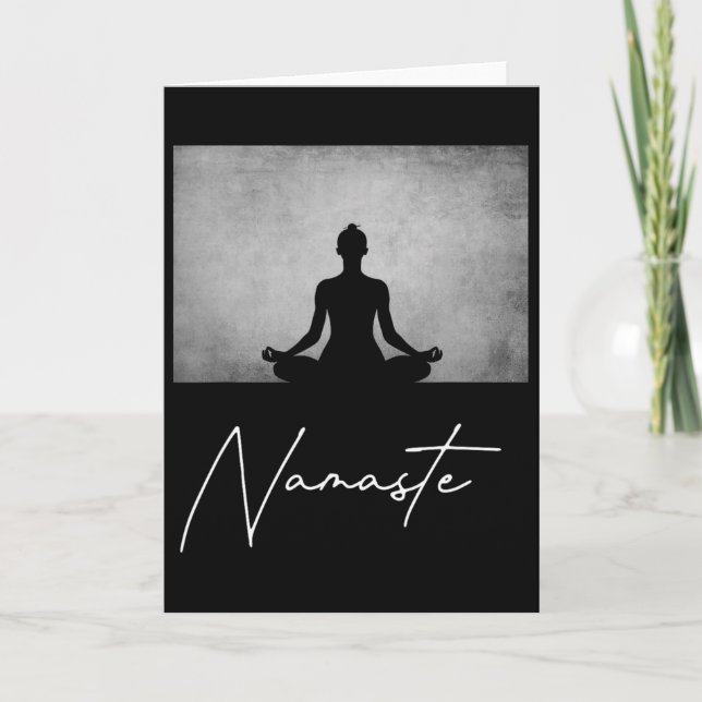 Cartão Namaste Yoga _1  (Frente)