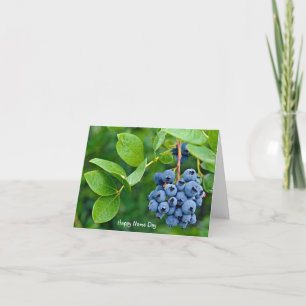 Cartão Name Day blueberry group on bush