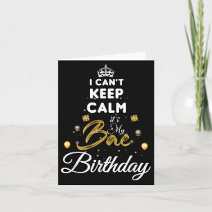 Cartão Namorada de Aniversário - Eu Não Posso Manter Calm