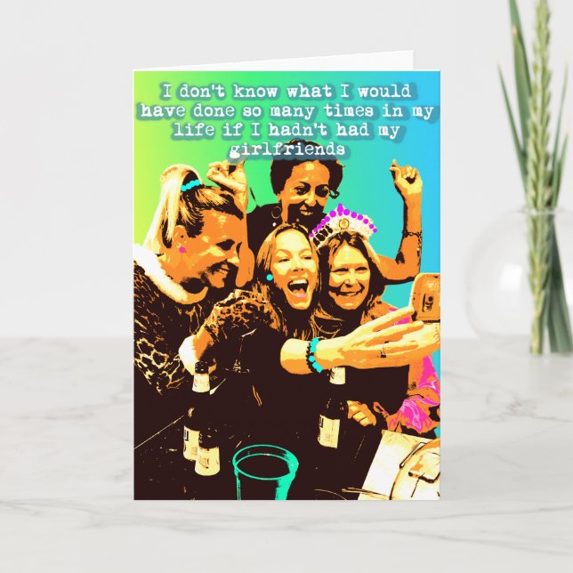 Cartão Namoradas na vida (Frente)