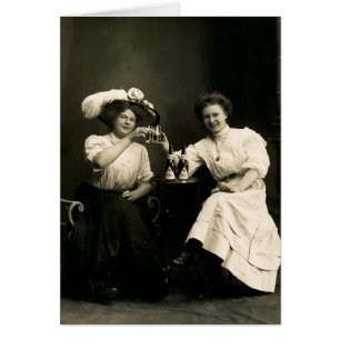 Cartão namoradas para Bebendos de cerveja 1905