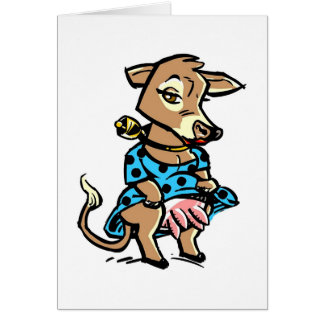 Cartão Namoradeira da vaca