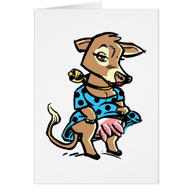 Cartão Namoradeira da vaca (Frente)