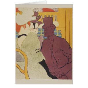 Cartão Namoradeira Henri de Toulouse-Lautrec