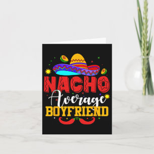 Cartão Namorado médio Nacho engraçado mexicano Cinco De M