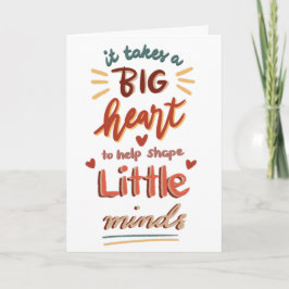 Cartão Namorados de Apreciação do Professor