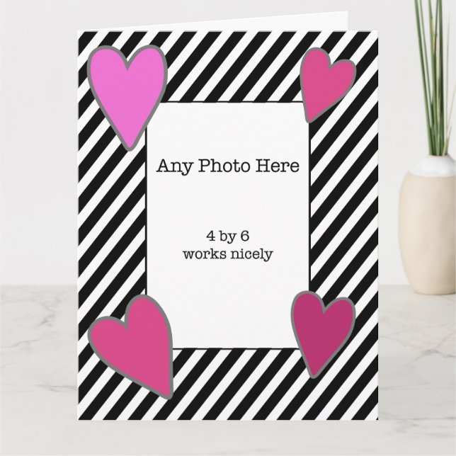 Cartão Namorados de fotos para a vovó (Frente)