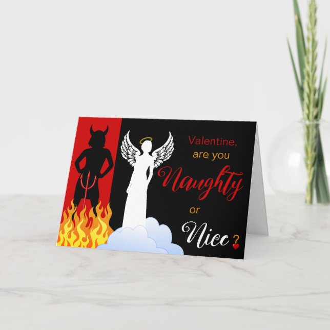 Cartão Namorados Malvados e Boazinhos (Frente)