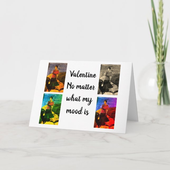 CARTÃO NAMORADOS NEGRO MULHER NO DECK (Frente)