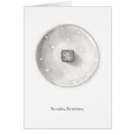 Cartão Namorados para o Lover Chocolate: Tão Calmo. Então