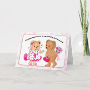 Cartão Namorados Para O Meu Marido, Duas Carteiras De Ted