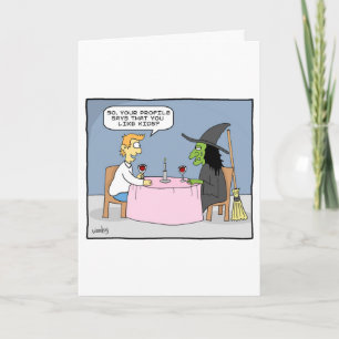 Cartão Namoro de Bruxa