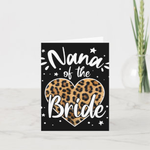 Cartão Nana Da Noiva Eu Amava Seu Primeiro Leopardo Bonit