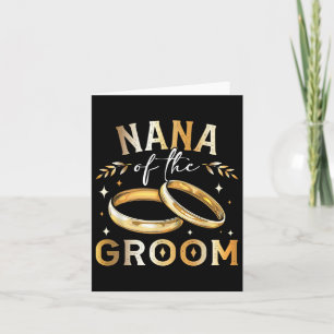 Cartão Nana Do Groom Nana Wedding E Engageme