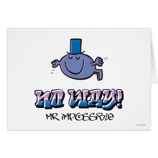 Cartão Não! (Frente Horizontal)