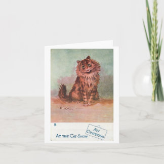 Cartão Não compete @ O show de gatos de Louis Wain