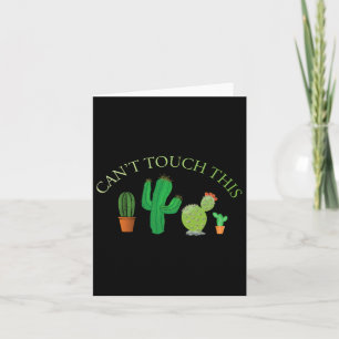 Cartão Não Consigo Tocar Este Cactus Cute Dancing Cactos