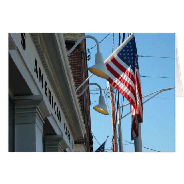 Cartão Não é essa América (Frente horizontal)