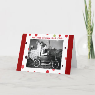 Cartão Não é o seu clube de livros médio