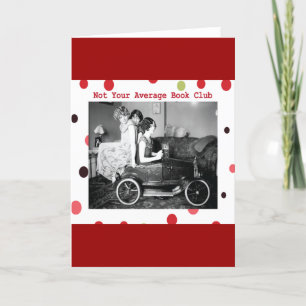 Cartão Não é o seu clube de livros médio