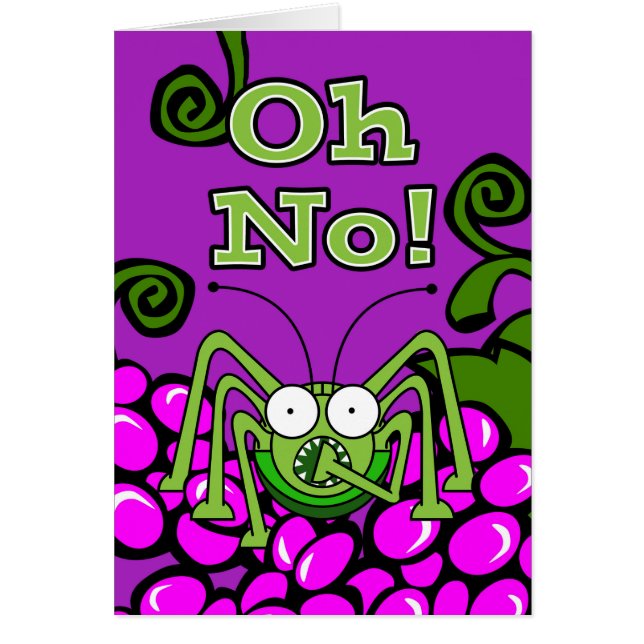 Cartão Não! É Rua, dia de Urho de novo, Gafanhoto (Frente)