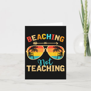 Cartão Não Ensinando Modo De Professora No Verão Vaca