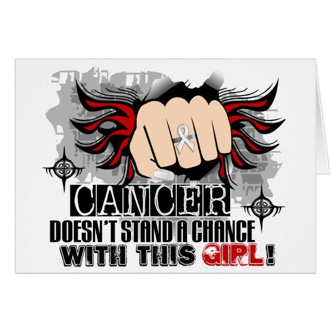 Cartão Não está um câncer pulmonar da possibilidade (Frente Horizontal)