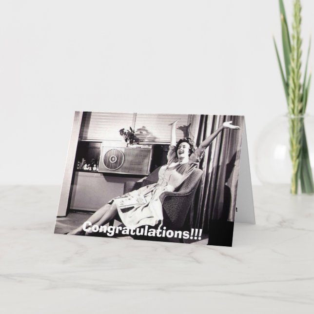 Cartão Não estou grávida! (Frente)