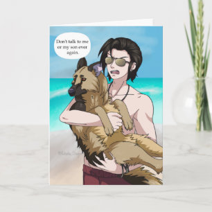 Cartão Não fale comigo ou com o meu filho