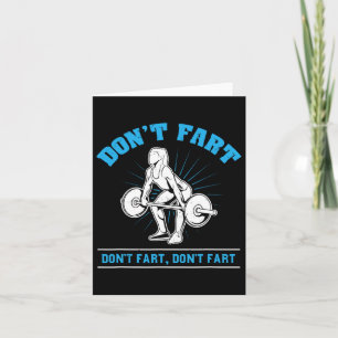 Cartão Não Fart I Bodybuilding Weightelevation Workout Gy