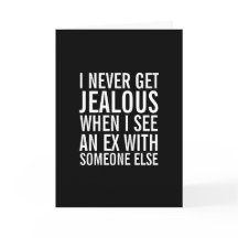 Não fique com ciúmes por causa do seu antigo cartã