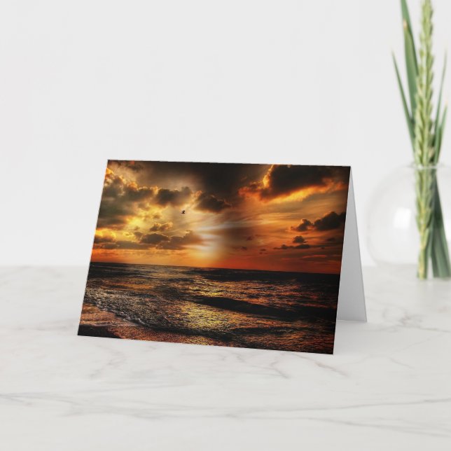 Cartão Não fique em minha tristeza e desgraça (Frente)