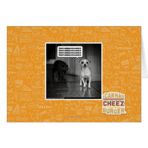 Cartão Não há nada scared de